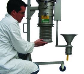 Article image of: Liftsysteem voor verticale Russell vloeistoffilters type EF 803