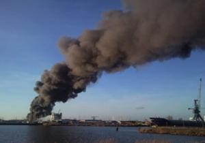 Article image of: Grote brand bij Polem in Lemmer