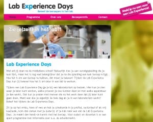 Article image of: Scholieren het lab in met hun ouders