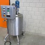 Article image of: Dubbelwandige 150 liter mengtank van RVS 316