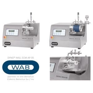 Article image of: Introductie WAB ECM-AP 05 laboratorium maalmolen door Eskens op Solids 2013