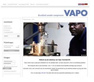Article image of: VAPO techniek lanceert nieuwe webshop