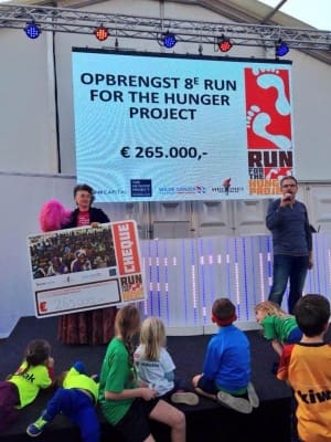 Article image of: Bedrijven lopen 265.000 euro bij elkaar voor The Hunger Project