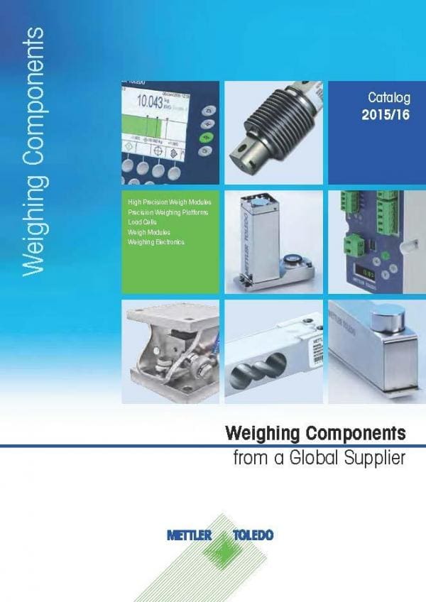 Article image of: Nieuwe catalogus van Mettler-Toledo