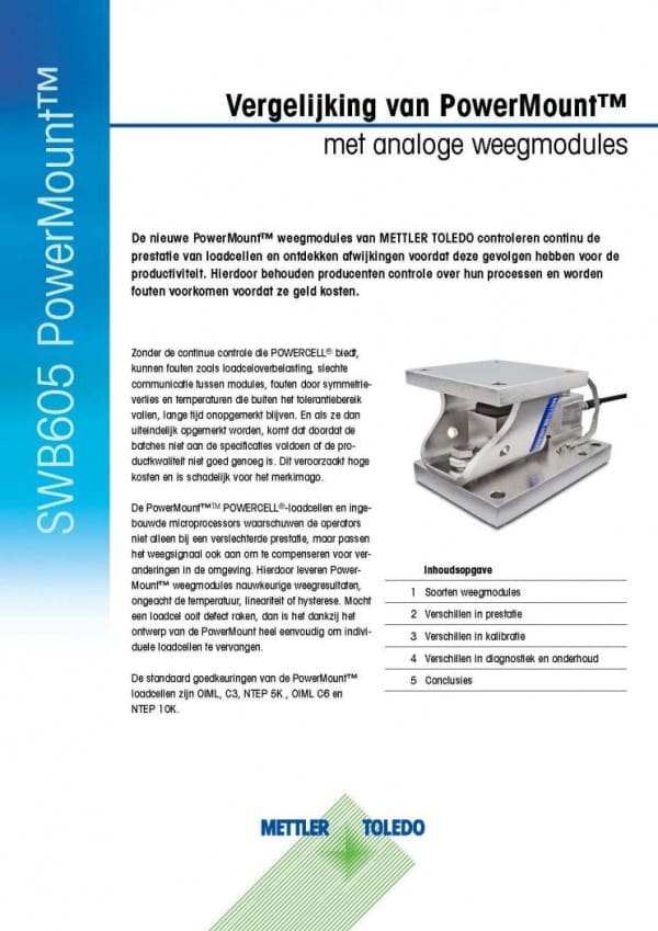 Article image of: Kies voor de voordelen van moderne loadcellen