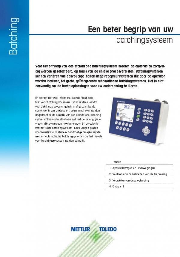 Article image of: Checklist voor batchcontrolesystemen nu verkrijgbaar