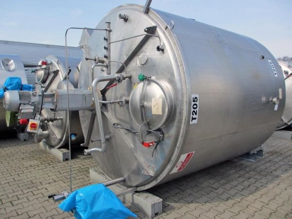 Article image of: 10600 liter rvs 316 tank met Rushton dispergeerschijven