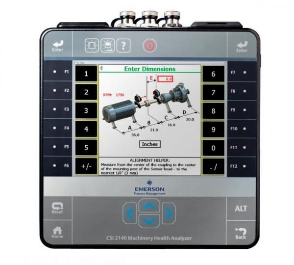 Article image of: Emerson breidt CSI 2140 Machinery Health Analyzer uit