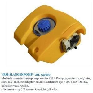 Article image of: Slangenpomp VRM al 10 jaar betrouwbaar