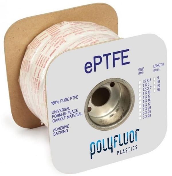 Article image of: Polyfluor ePTFE-tape: chemisch resistente afdichting