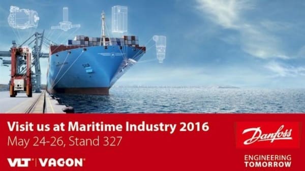 Article image of: Danfoss op beurs Maritime Industry