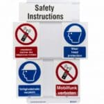 Article image of: Schuifborden voor veiligheidspictogrammen