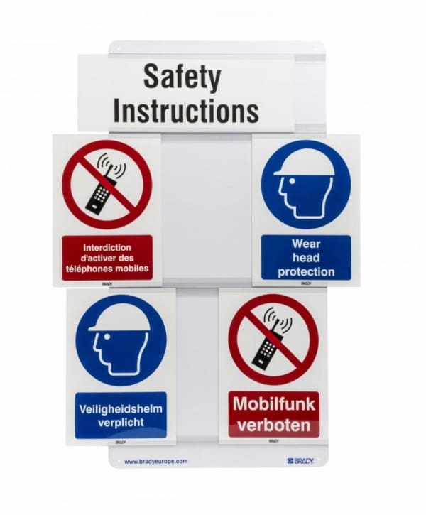 Article image of: Schuifborden voor veiligheidspictogrammen