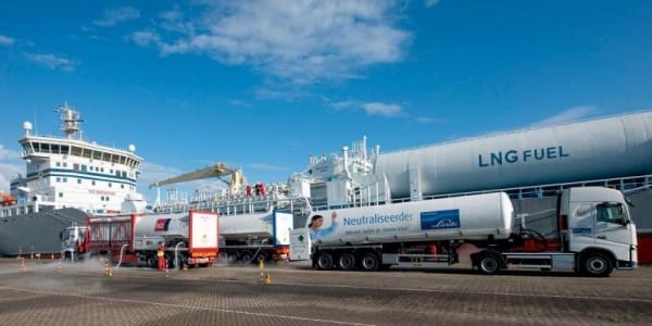 Article image of: Linde Gas verzorgt met AQ downcoolen LNG brandstoftanks