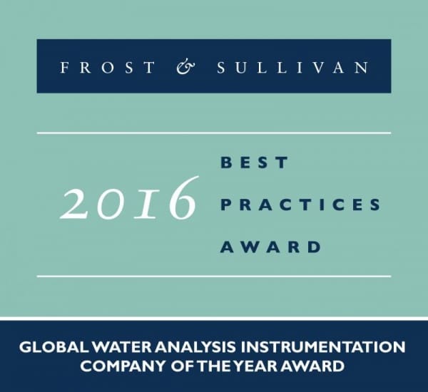 Article image of: Frost & Sullivan’s Global Company of the Year Award voor E+H