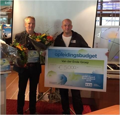 Article image of: Van der Ende Groep winnaar OOM- award