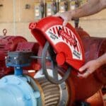 Article image of: Veilige vergrendeling van grote handwielafsluiters