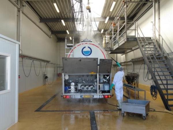 Article image of: Levensmiddelen wasbaan met maar liefst 200 bar werkdruk