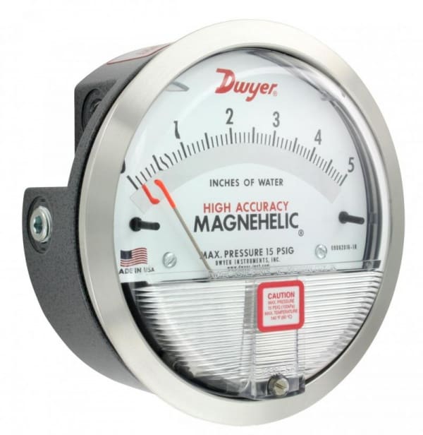 Article image of: High accuracy Magnehelic, nieuwe Dwyer-drukverschilmeter