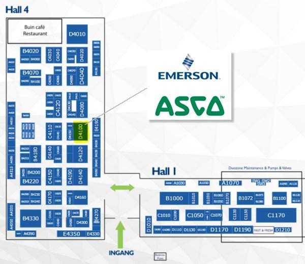 Article image of: Bezoek ons op de Emerson Stand D4100 op Pumps & Valves