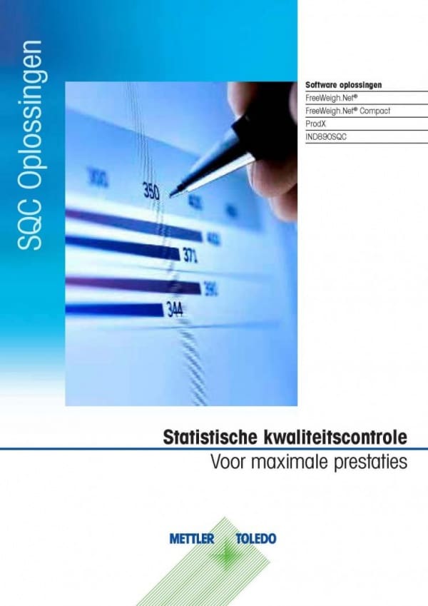 Article image of: Brochure over statistische kwaliteitscontrole afvulproces