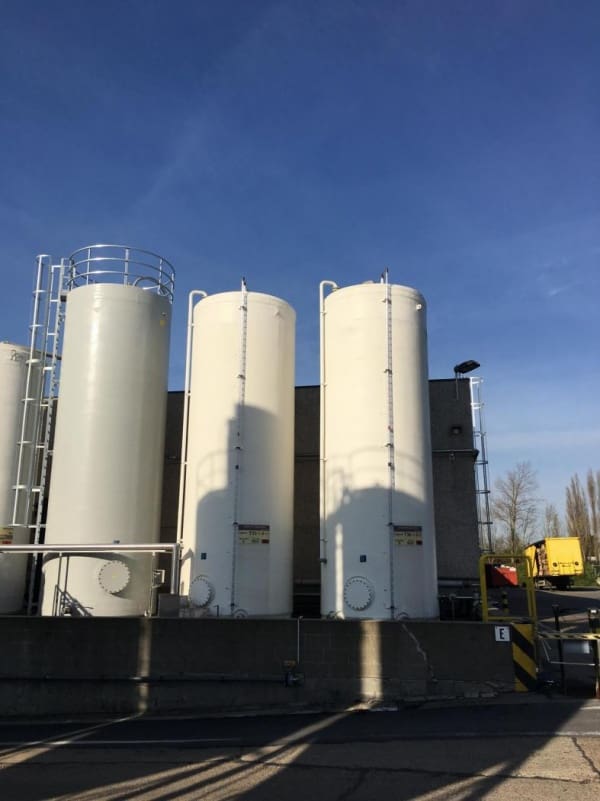 Article image of: M.I.P. leverde een GVK opslagtank van 25m³