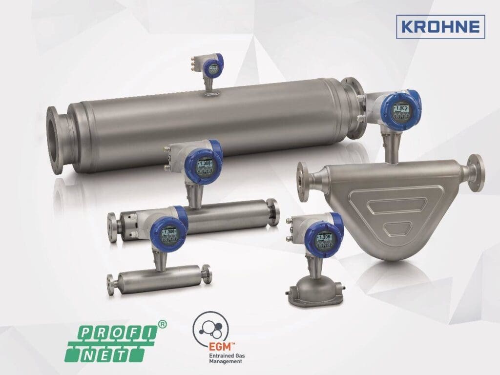 Article image of: Industrieel Ethernet voor KROHNE  coriolis massaflowmeter