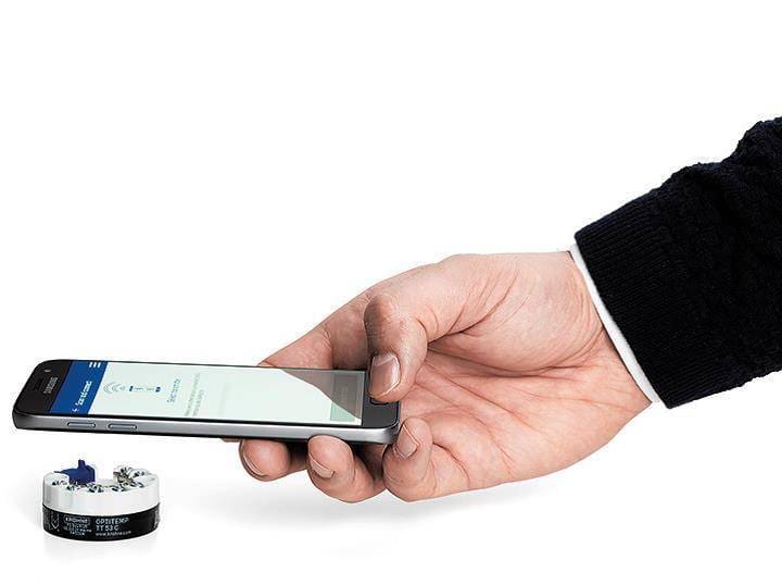 Article image of: OPTITEMP TT 53 nieuwe temperatuurtransmitter met NFC en Blue