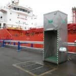 Article image of: Industriële tanknooddouches met verwarmd water (FSP-Tech)