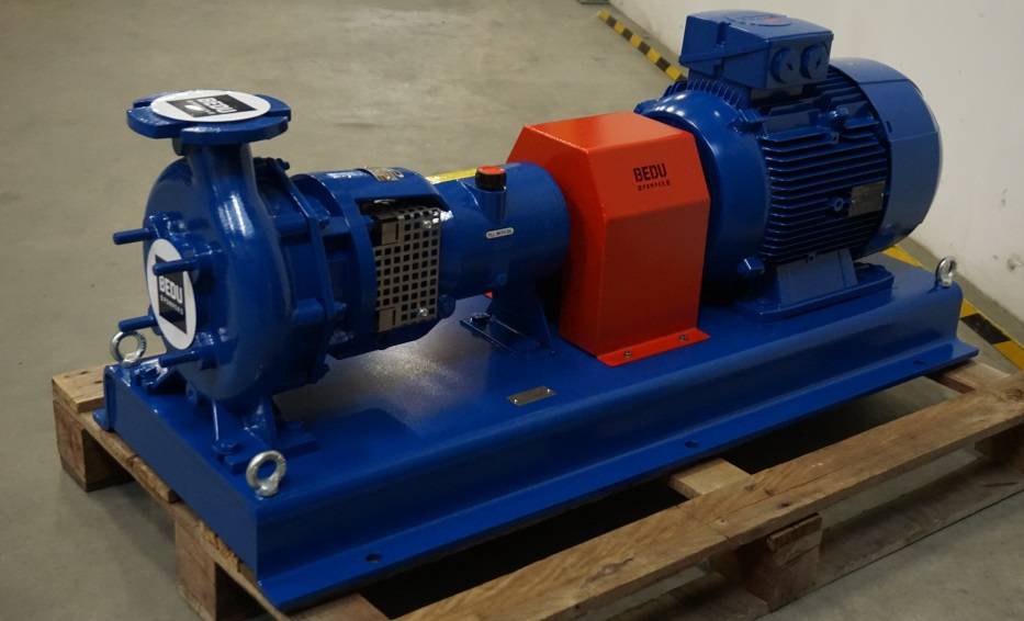 Article image of: Centrifugaalpomp met teruggetrokken (vortex) waaier en motor