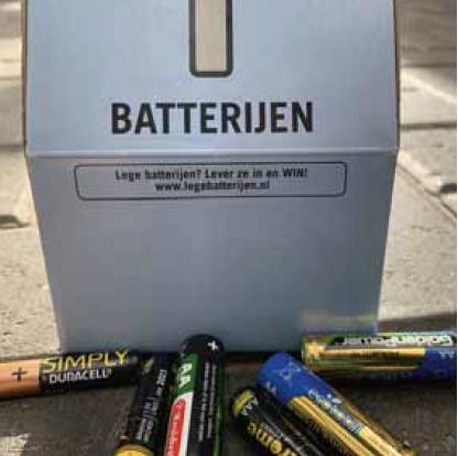 Article image of: Recyclen van batterijen