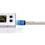 Article image of: Memosens sensor platform in beweging met Liquiline Mobile CML18