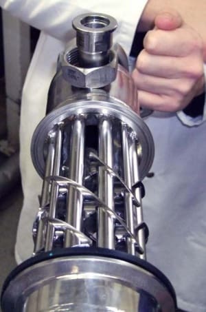 Article image of: Mixerwarmtewisselaar voor voedingsmiddelenindustrie