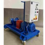 Article image of: Mobiele pompunit voor het verpompen van transformatorolie