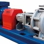 Article image of: Pompset voor het verpompen van thermische olie (HTO) met een temperatuur van 150 °C