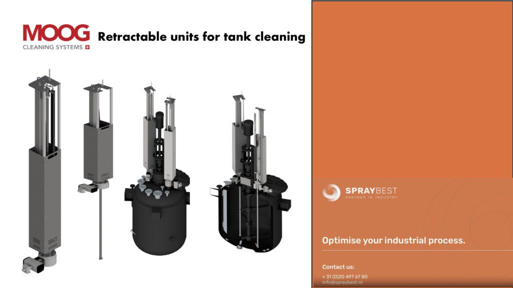 Article image of: Nieuw: Spraybest Europe presenteert MOOG Rectractable units voor tankreiniging