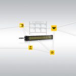 Article image of: LED-matrixdisplay met weergave van status en platte tekst