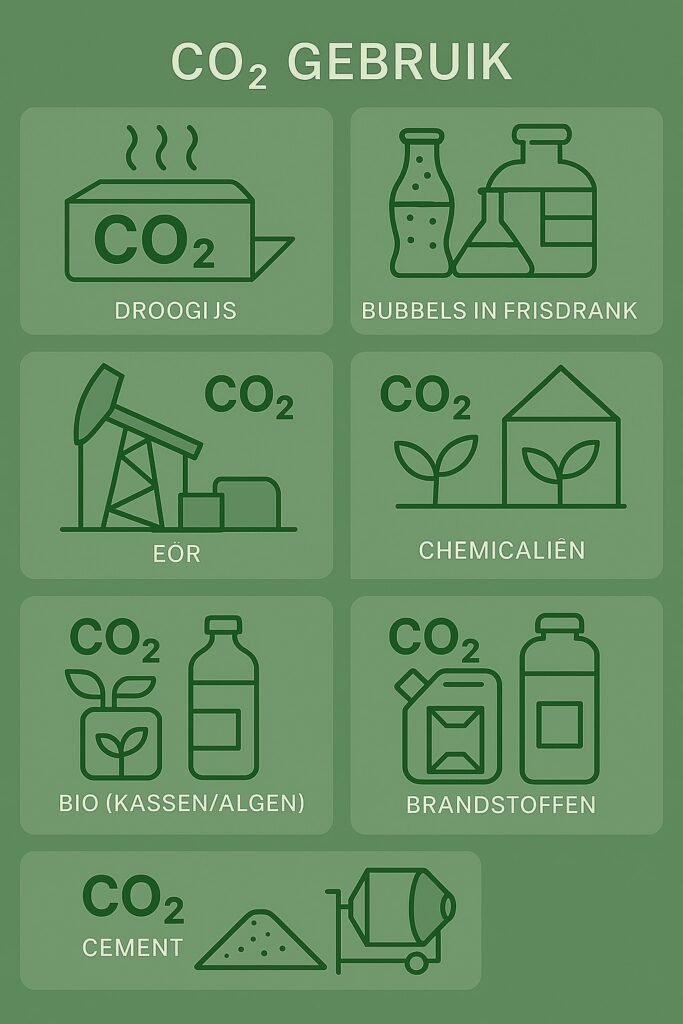 Carbon Capture and Utilization: gebruiksopties