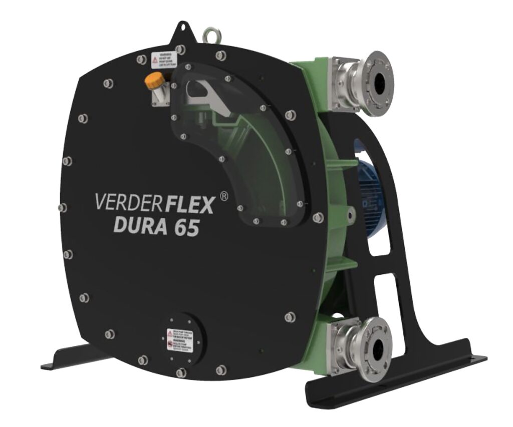 De Verderflex Dura 65 slangenpomp is ontworpen voor het doseren en overhevelen van abrasieve stoffen
