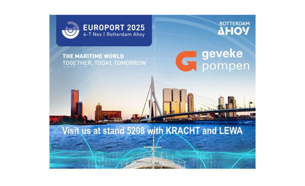 Article image of: Geveke Pompen voor het eerst met KRACHT en LEWA op Europort