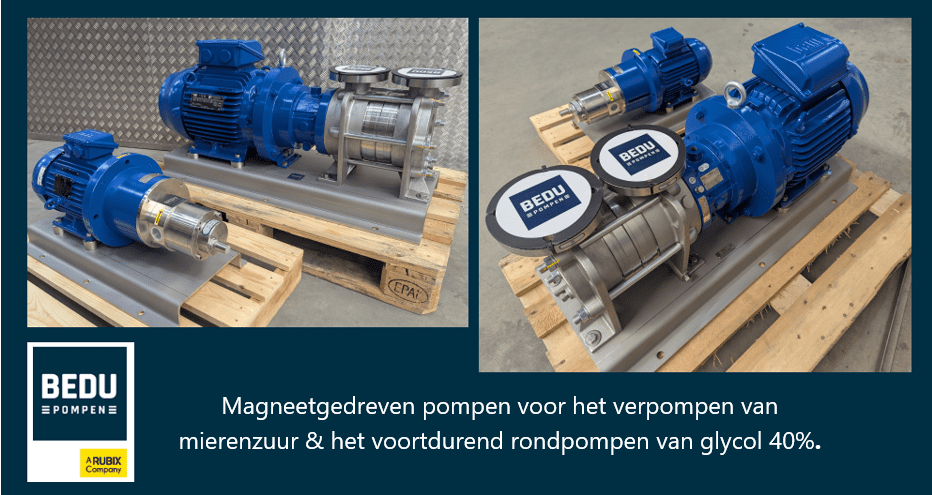 Magneetgedreven pompen