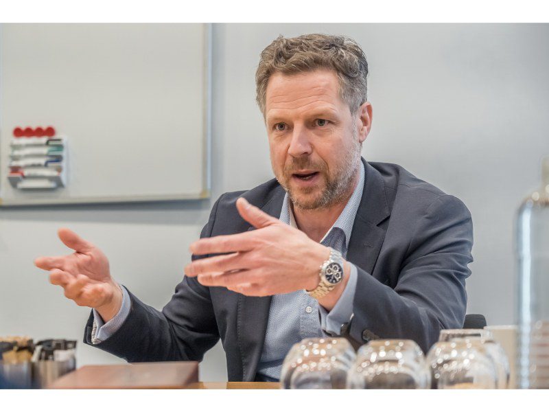 Rieks Reyers, salesmanager bij Dinnissen.