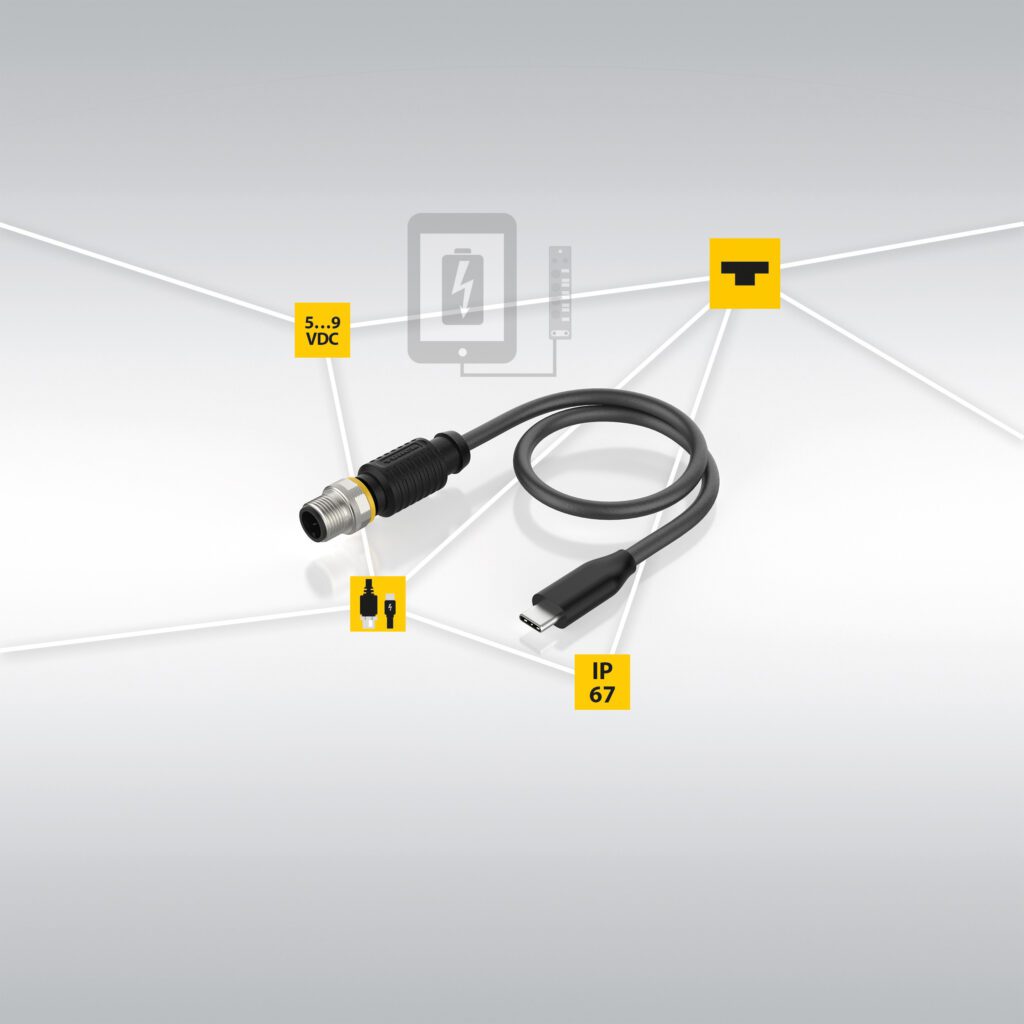Article image of: Industriële oplaadkabel M12 naar USB