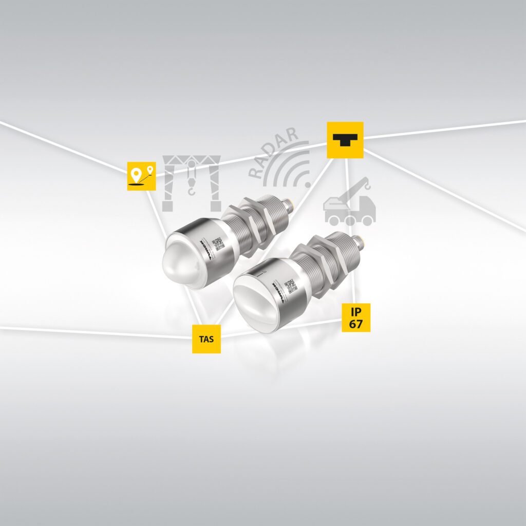 Bereik tot 30 m: de twee nieuwe varianten van de DR-radarsensorserie