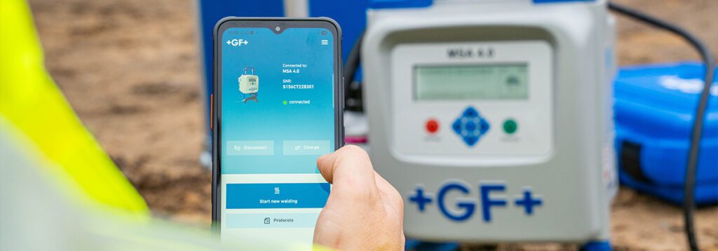 Article image of: GF introduceert nieuwe app voor elektro- en stomplassen